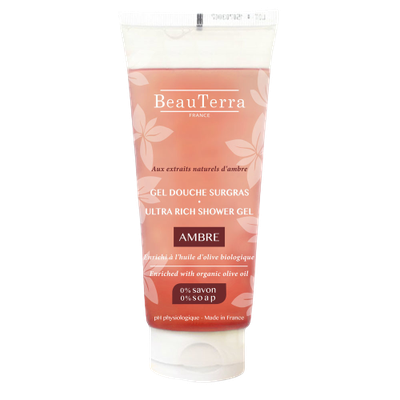 Image BeauTerra Gel Douche Surgras Ambre - 200ml