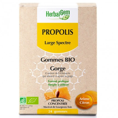 herbalgem propolis gommes bio