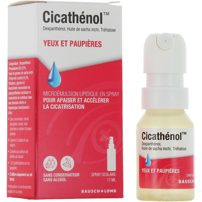 Image cicathénol yeux et paupières