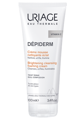 Image uriage dépiderm crème mousse nettoyante éclat