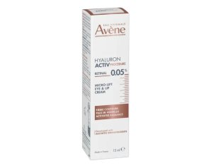 Image hyaluron activ procédure rétinal 0.05%  crème yeux et levres