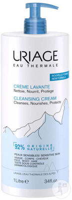 uriage crème lavante 1 litre