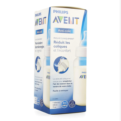 Image philips avent anti colic 330ml 3m+