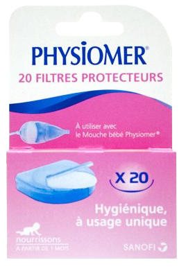 Image MOUCHE-BB PHYSIOMER RECHARGE FILTRES PROTECTEURS 20