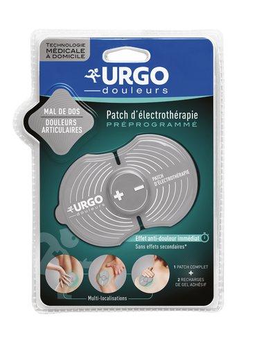 Image Urgo- Patch d'électrothérapie - Piles - Soulage les douleurs musculaires et articulaires