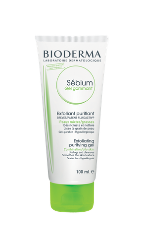 Bioderma Sébium Gel Gommant, gel exfoliant purifiant peau mixte à grasse